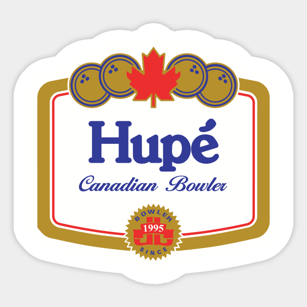 Mitch Hupe Canadian Bowler Sticker by BoldlyGoingNowhere